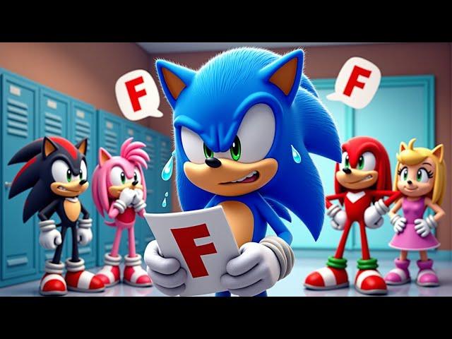 Sonic Low Score Makes Him Criticized by His Friends!! - Sonic The Hedgehog 3 Animation