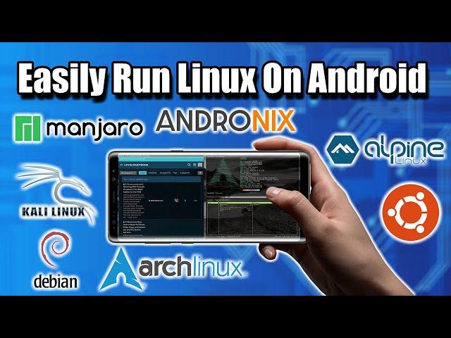 Easily Run Linux On Android With AndroNix - Linux Distro on Android without root