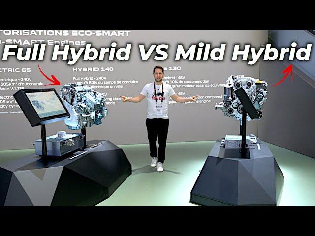 Full Hybrid vs Mild Hybrid Explained and Compared (exemple on Dacia Duster 2024)