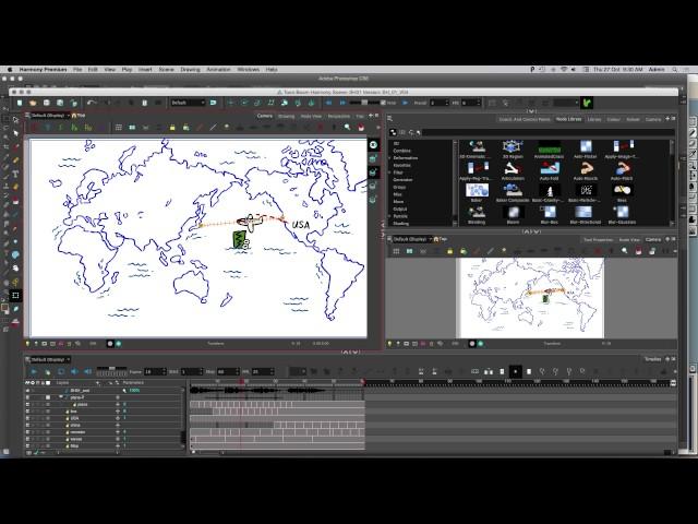 How to affect motion path in Toon Boom Harmony without adding keyframe , adding 'Control Point'