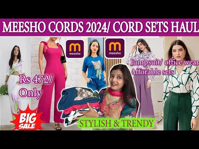 MEESHO CORDS HAUL 2024/ CORD SETS HAUL/ MEESHO WESTERN DRESS AFFORDABLE  SETS FOR OFFICE/ COLLEGE