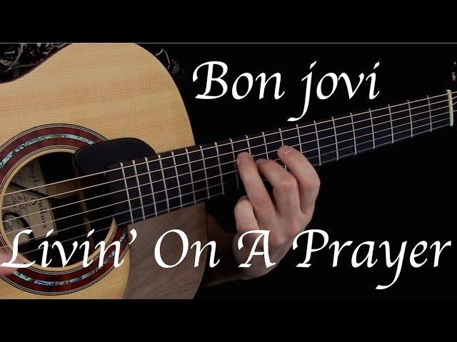 Kelly Valleau - Livin' On A Prayer (Bon Jovi) - Fingerstyle Guitar