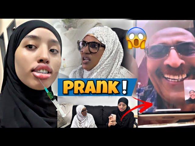 PRANK HOOYO IYO AABE AANKU SAMEEYI FARUUR YAHA AYAAN SOO DURTAY QEYLADA ADUUNKA..