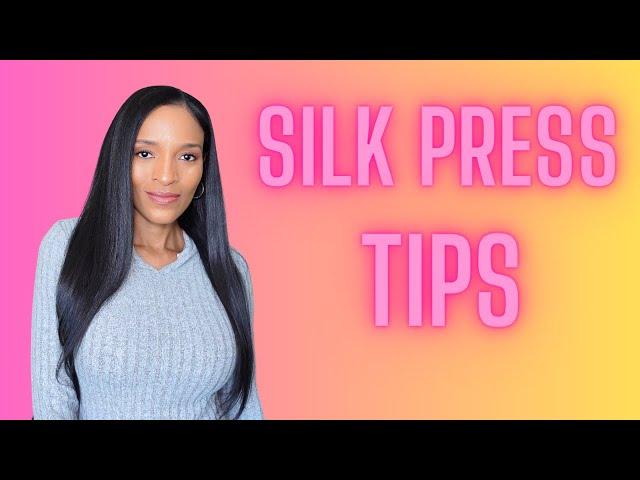 Tips For The Perfect Silk Press | Silky, Flowy, Bouncy Hair