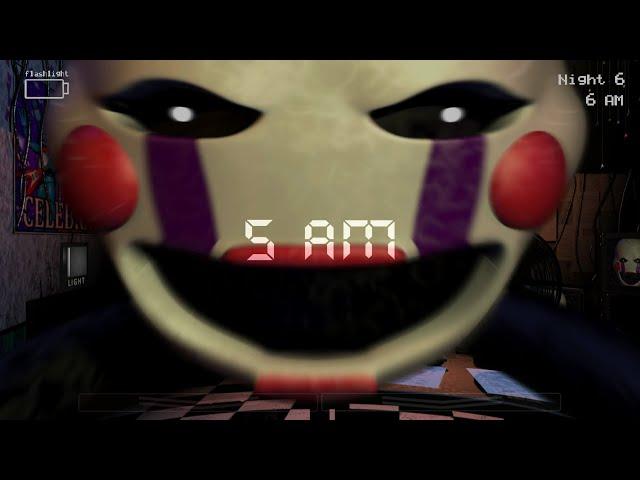 Puppet Failed Jumpscare  FNAF 2 Deluxe Edition