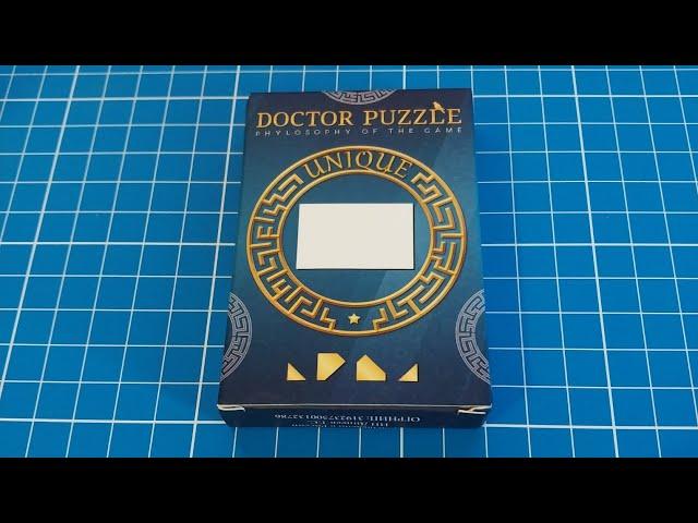 Собрать Doctor Puzzle Прямоугольник из 4 деталей (Assemble the Rectangle from puzzle pieces)