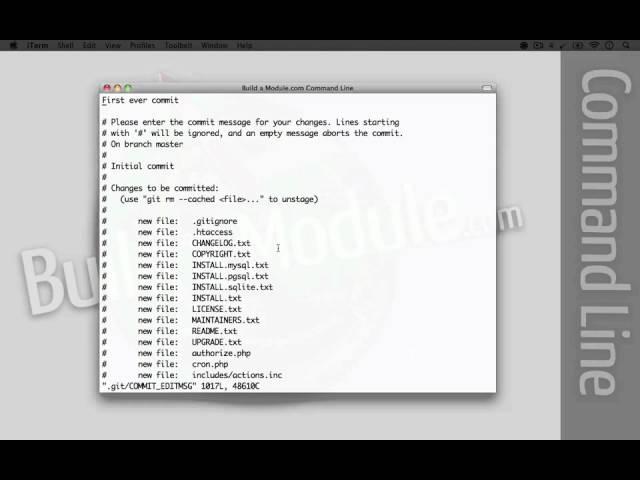 7. How to edit and save text files on the command line with VIM (a Drupal how-to)