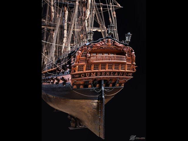 Модель корабля CUMBERLAND  / MODEL SHIP  CUMBERLAND