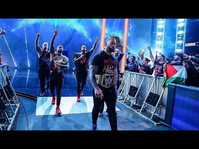 Roman Reigns Entrance after War Games: WWE SmackDown, Dec. 16, 2022