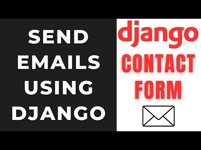 django email contact form | how to sending emails in django contact page