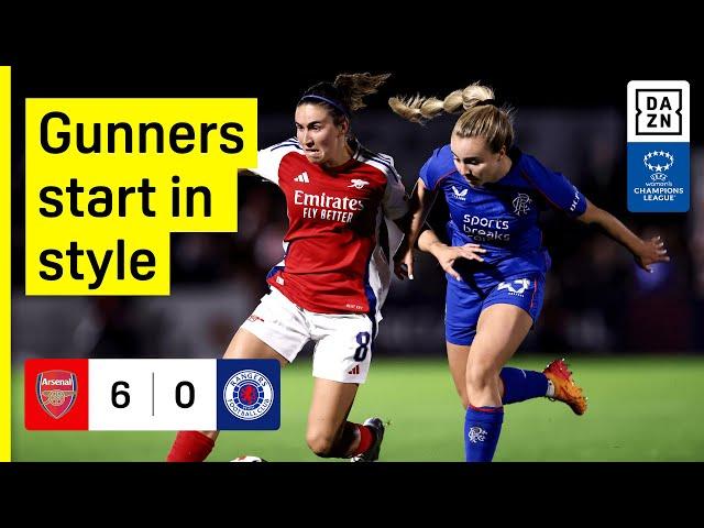 HIGHLIGHTS | Arsenal vs. Rangers (UEFA Women's Champions League Qualifying 2024-25)