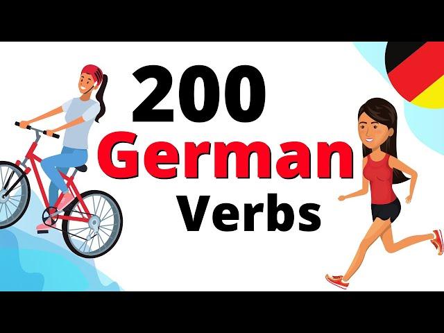 Learn German Verbs ‍‍ TOP 200 VERBS IN GERMAN ‍‍Perfect German Lesson