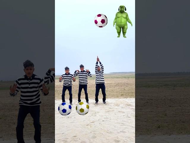 Football to Fatty dog, Domi to coista old buddhi, alien & jocker - cute brother magic vfx video 