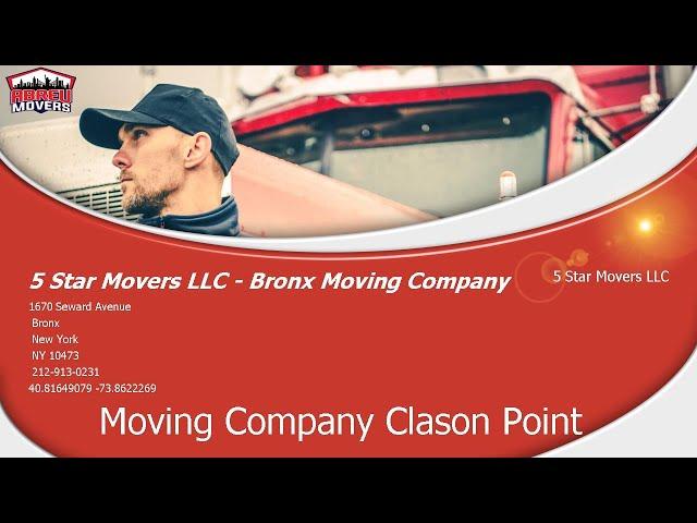 Moving Company Clason Point #MoversClasonPoint #5StarsMoversLLC #MovingCompanyClasonPoint