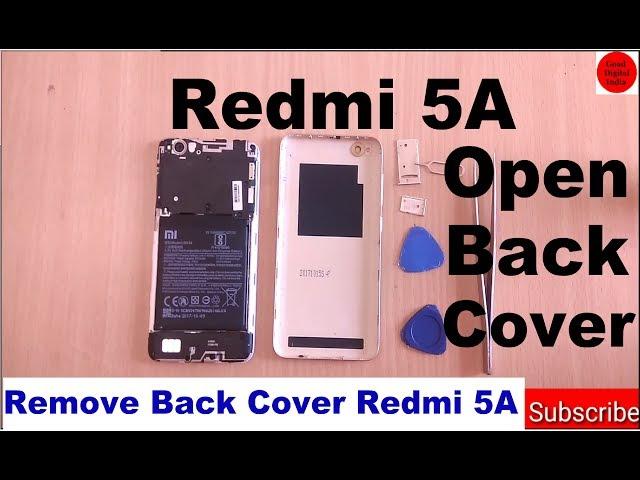 How to Open Back Cover Redmi 5A | Remove Back Panel Redmi 5A | Easily Separate Back Cover Redmi 5A