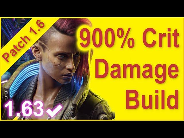 Cyberpunk 2077 - 1.6 - PS4 / Xbox - New Best Build - 900% Crit Damage - 100% Crit Chance, Max Damage