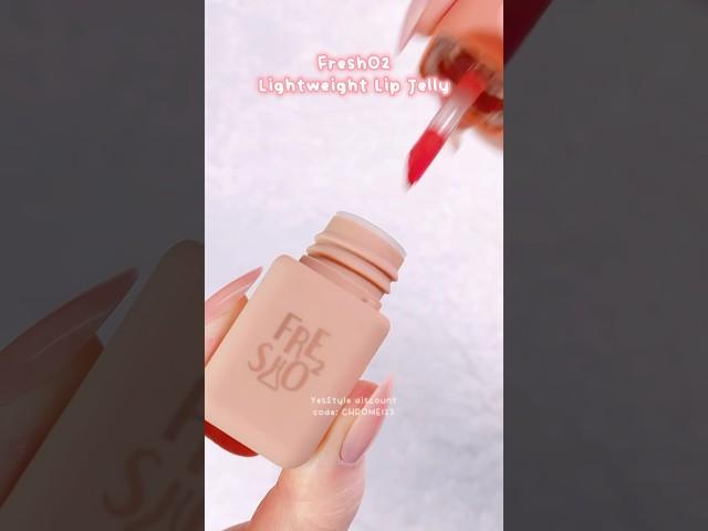FreshO2 Lightweight lip jelly in shade jellyshop on YesStyle with code “CHROME123” for discount