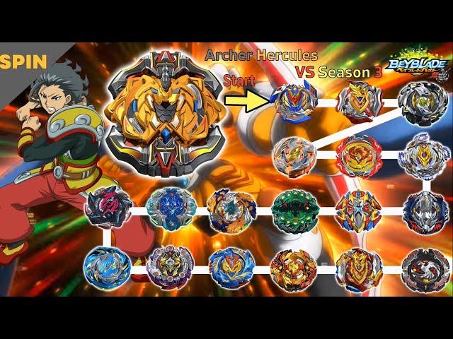 Archer Hercules VS ALL Season 3 marathon Beyblade Burst Cho-Z 아처 헤라클레스 VS 올시즌3 마라톤배틀 베이블레이드 버스트 초제트