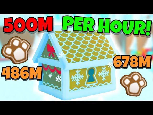 *BEST Method* To Get Gingerbread! (500M per hour!) Pet Simulator X Roblox