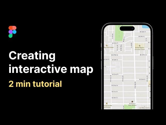 Creating Interactive Map in Figma