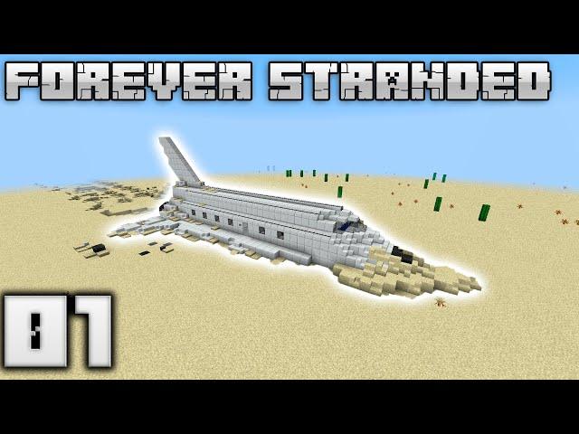 FOREVER STRANDED # 1 ПОТЕРПЕЛИ КРУШЕНИЕ В ПУСТЫНЕ !!! МАЙНКРАФТ ВЫЖИВАНИЕ С МОДАМИ !!!