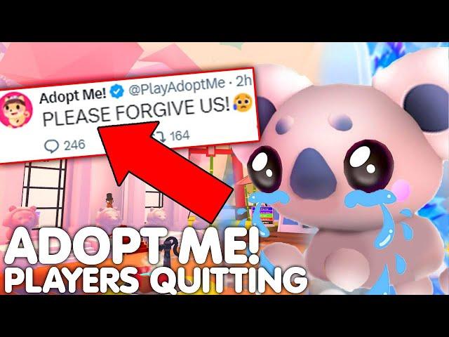 ADOPT ME PLAYERS QUITTING BECAUSE OF THIS MAJOR PROBLEM...‍️(THIS IS SERIOUS!) ROBLOX