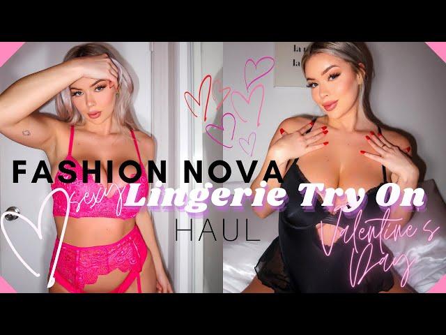 SEXIEST LINGERIE TRY ON HAUL | Fashion Nova