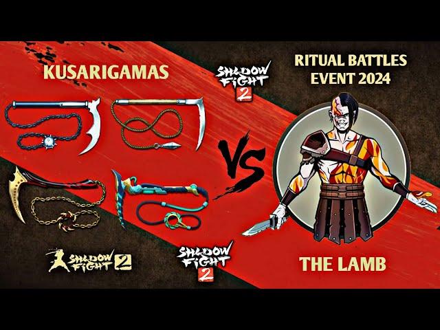 Shadow Fight 2 | All Kusarigamas vs The Lamb | Ritual Battles Event 2024