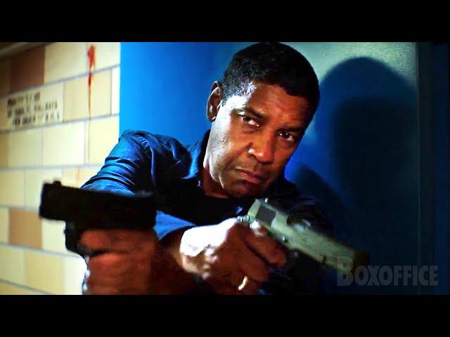 Denzel schools young thugs with some wisdom and a loaded gun  4K | The Equalizer 2