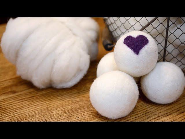 How to make wool dryer balls, quick!