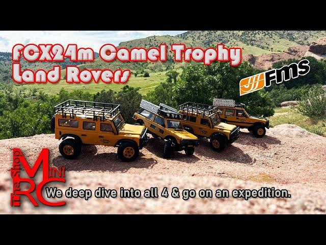 FCX24M Camel Trophy Land Rover Discovery, Range Rover & Defender 110/90 Deep Dive, Review & Run!!!