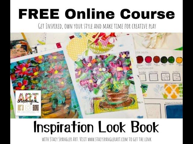 Free mixed media course with Stacy Spangler Art