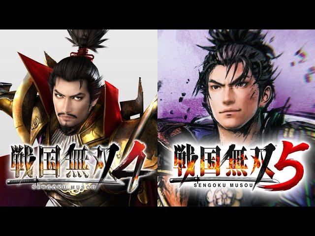 戦国無双5 / Samurai Warriors 5 vs 戦国無双4 | Character Comparison [V1]