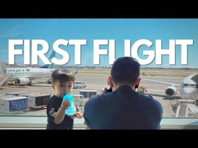 FIRST FLIGHT | PINOY FAMILY in CANADA