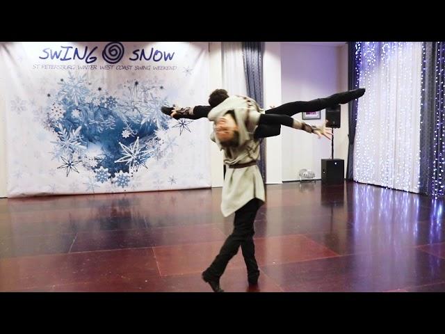 ProAm Routines Alena Vitshas  Vladimir Leonov   Swing&Snow 2019