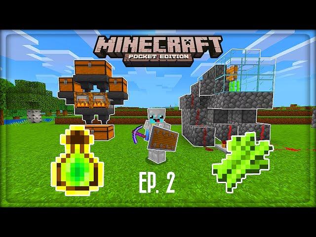 SERIE SUPERVIVENCIA MINECRAFT BEDROCK 1.16 | EP. 2 | Mina, granja de azúcar y de experiencia |