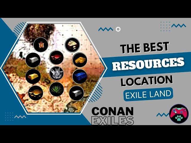 The Most Efficient Places For Resources | Conan Exiles Farming Guide | Tutorial Farming Tips