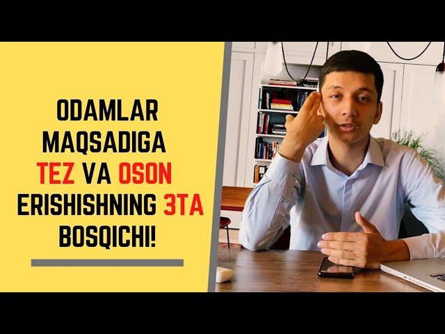 MAQSADINGIZGA TEZ VA OSON ERISHISH SIRLARI! (Kuchli motivatsiya va psixologik test)