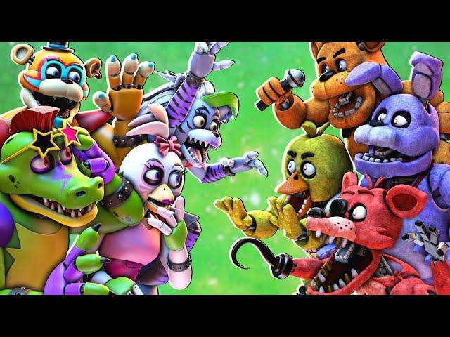 Five Nights at Freddy's VS Security Breach FIGHT MOVIE