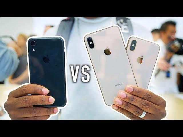 iPhone Xs / XS Max vs iPhone Xr - What's the Difference? (Hands-On)