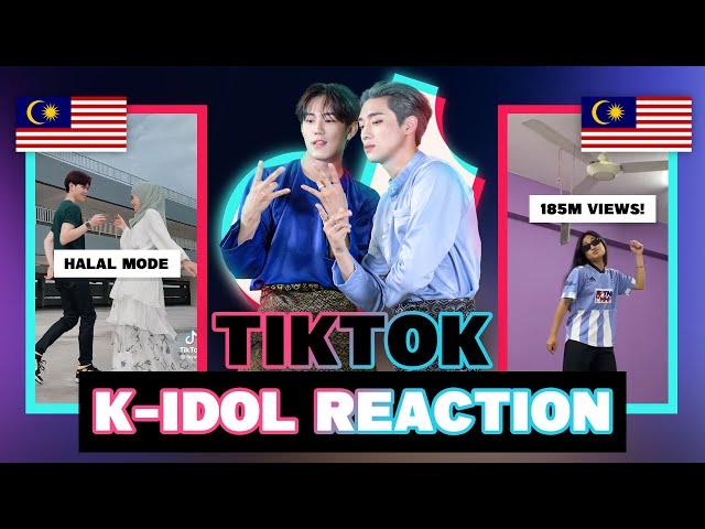 K-pop idol P1Harmony tried 'Baju Melayu' for the first time!│K-pop Idol Malaysian TikTok Reaction