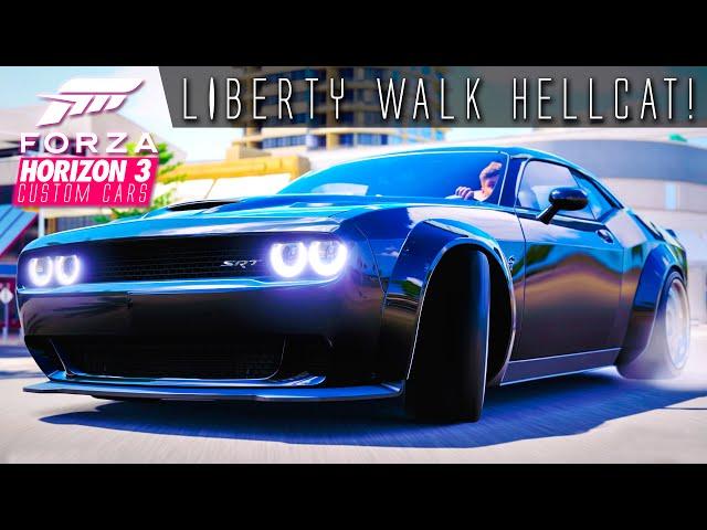 1047HP LIBERTY WALK HELLCAT DRIFT BUILD!!! | Forza Horizon 3 Custom Cars #2