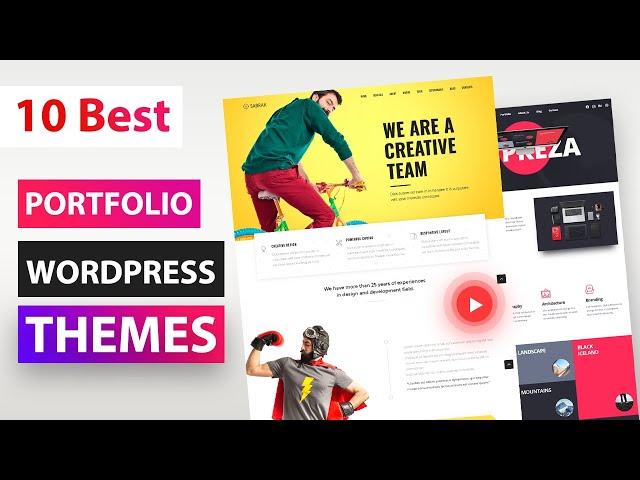 Best Portfolio WordPress Themes 2022 | Top 10 WordPress Themes for Personal & Creative Portfolio