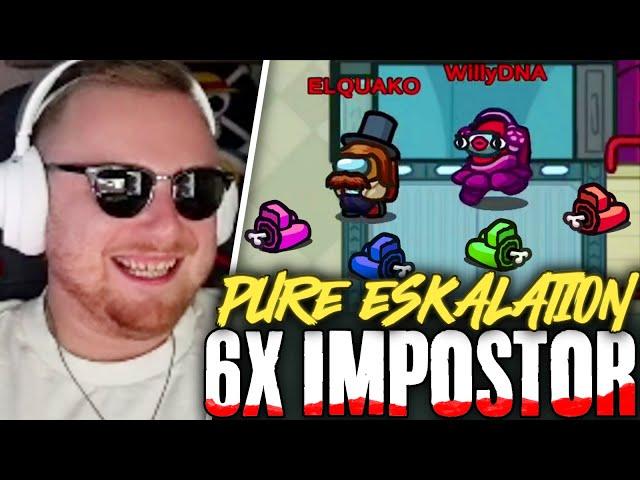 6x IMPOSTOR an 1. ABEND!  AMONG US mit ELI, WILLY, MERT, ZARBEX & Co.  | SolutionPlayz