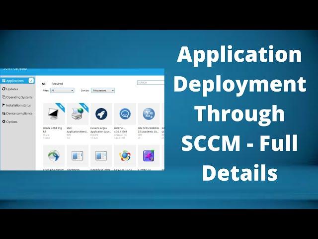 How to Create, Manage, and Deploy Applications in Microsoft SCCM | Application Deployment SCCM 2012