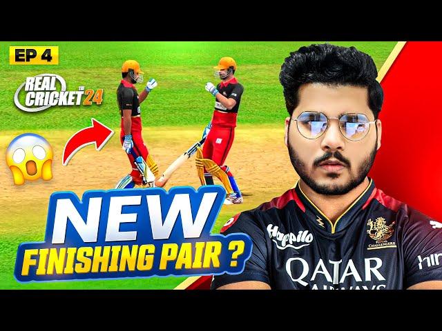 RCB at 63-5 Chasing 190  | RCB vs DC | IPL Mega Auction Mode | Real Cricket 24 #4