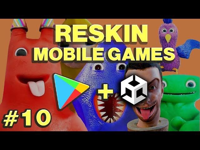 Reskin Unity Game || 10 ريسكين تطوير لعبة من الصفر على محرك يونيتي