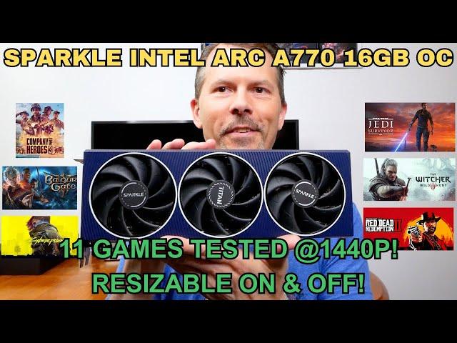 Sparkle Intel Arc A770 16GB OC Tested in 11 Games at 1440p | Resizable BAR On & Off. #a770 #intel