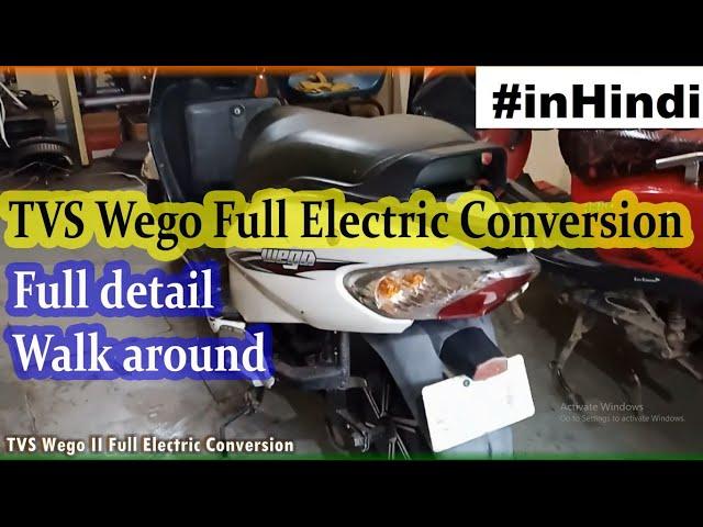 TVS Wego Full Electric Conversion I #inHindi I #craft4model