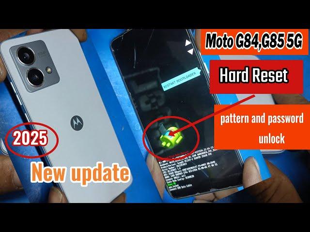 Motorola Moto G84 5G, G85 G64 5G Hard Reset pattern and password unlock 100% #unlock #frpbypass